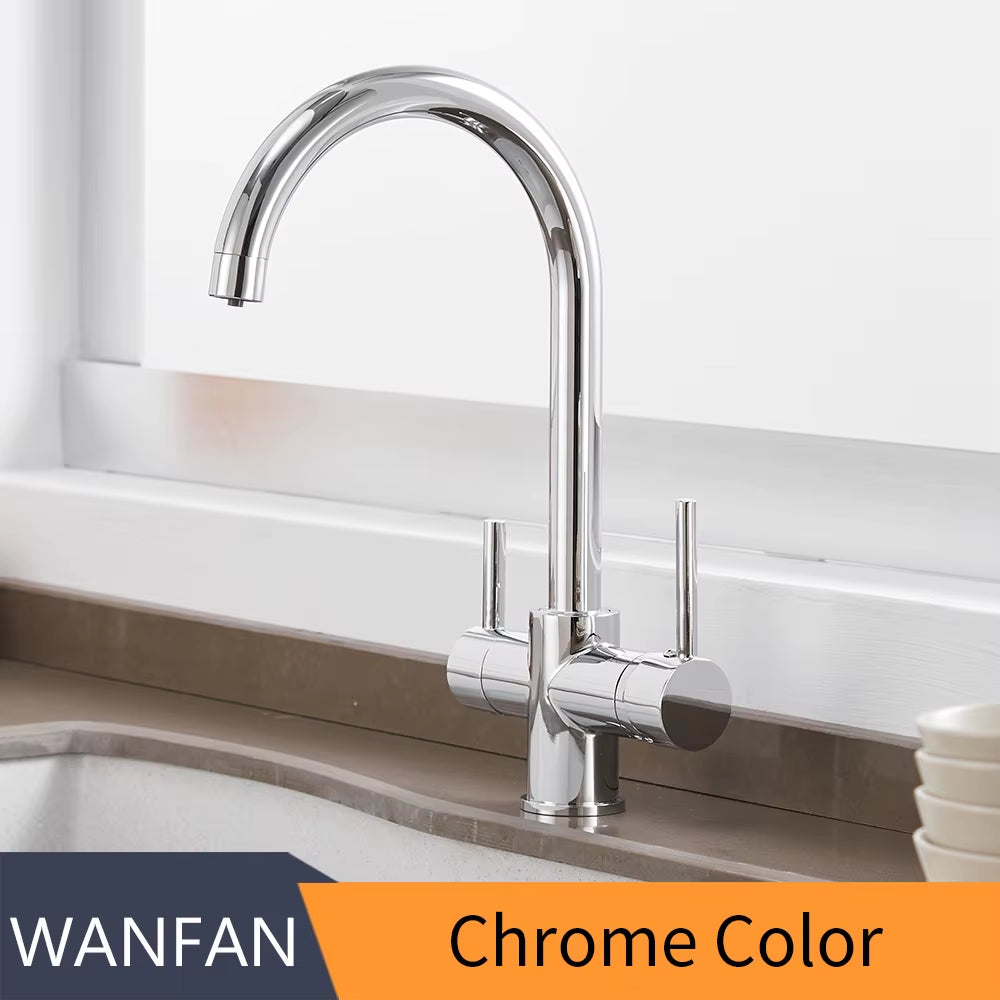 Black Kitchen Faucets Waterfilter Taps Kitchen Faucets Mixer Drinking Water Filter Faucet Kitchen Sink Tap Water Tap WF-0180