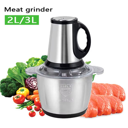 PowerGrind™ Electric Meat Grinder – High-Capacity Stainless Steel Food Processor for Effortless Chopping & Cutting