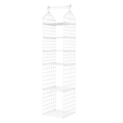 ClosetMax™ Foldable Hanging Organizer – Multi-Tier Space Saver for Pajamas, Coats, Sweaters & More